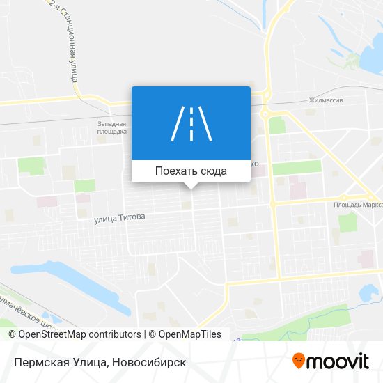 Карта Пермская Улица