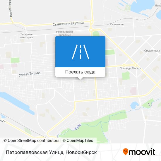 Карта Петропавловская Улица