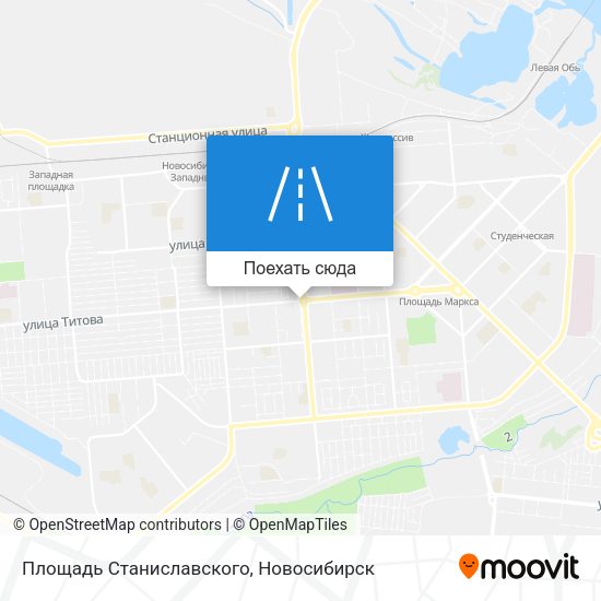 Карта Площадь Станиславского