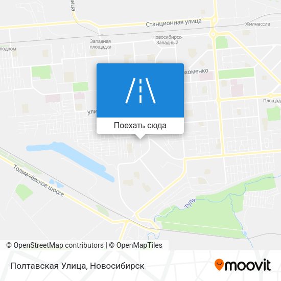 Карта Полтавская Улица