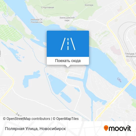 Карта Полярная Улица