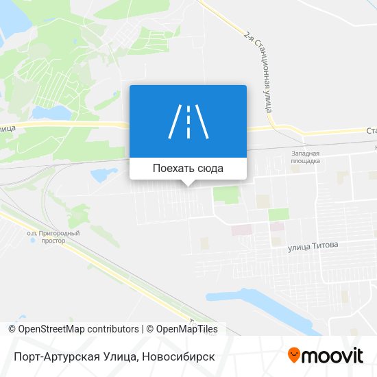 Карта Порт-Артурская Улица
