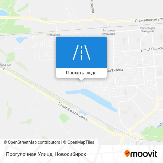 Карта Прогулочная Улица