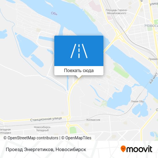 Карта Проезд Энергетиков