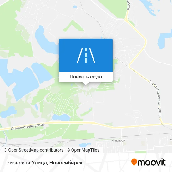 Карта Рионская Улица