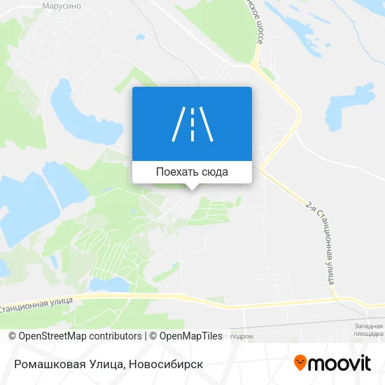Карта Ромашковая Улица