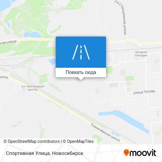 Карта Спортивная Улица