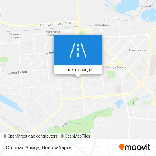 Карта Степная Улица