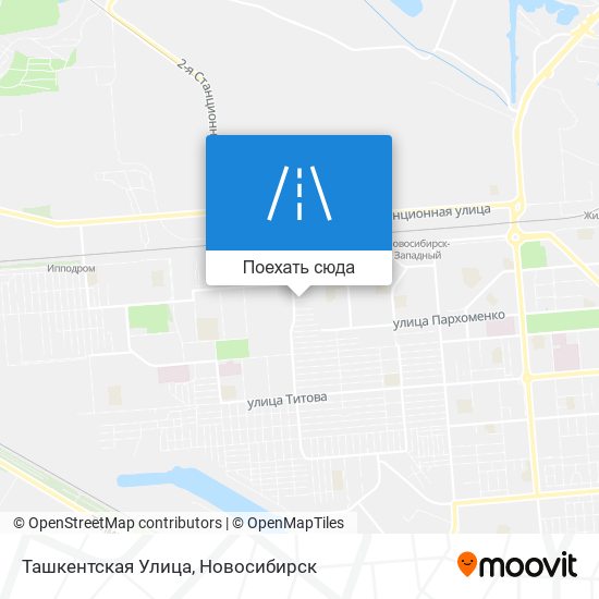 Карта Ташкентская Улица
