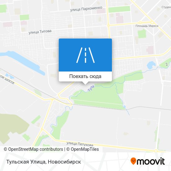 Карта Тульская Улица