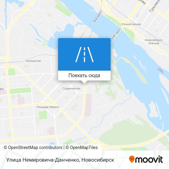 Карта Улица Немировича-Данченко