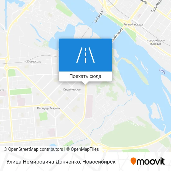 Карта Улица Немировича-Данченко