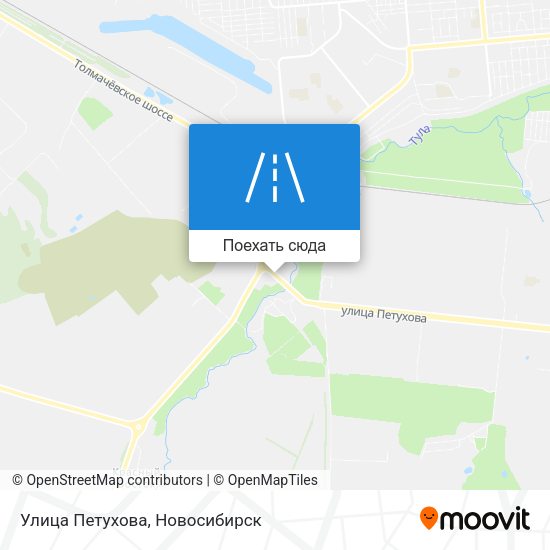 Карта Улица Петухова