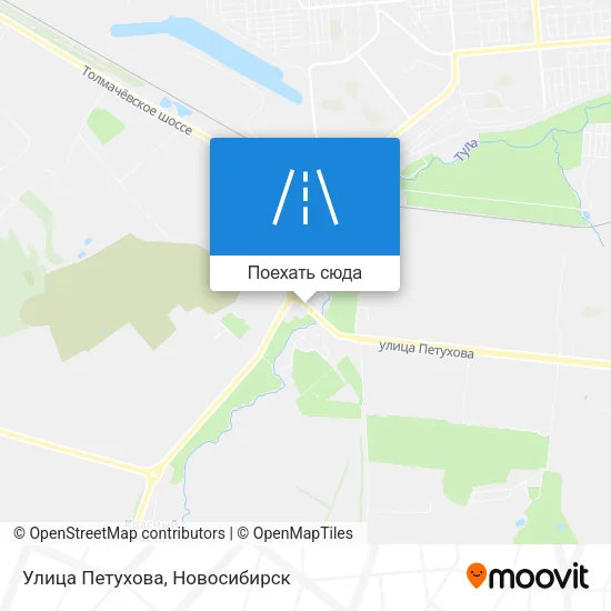 Карта Улица Петухова