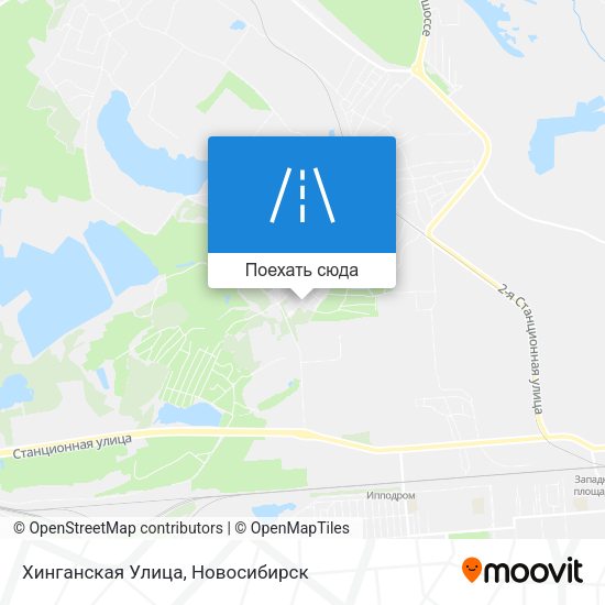 Карта Хинганская Улица
