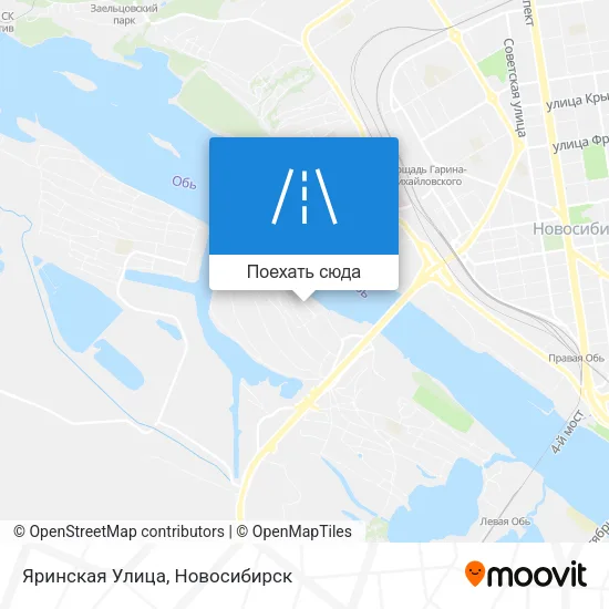 Карта Яринская Улица