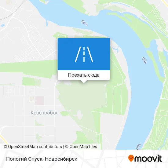 Карта Пологий Спуск