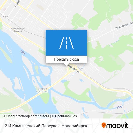 Карта 2-Й Камышенский Переулок