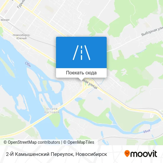 Карта 2-Й Камышенский Переулок