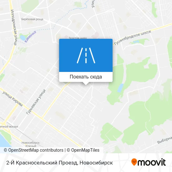 Карта 2-Й Красносельский Проезд
