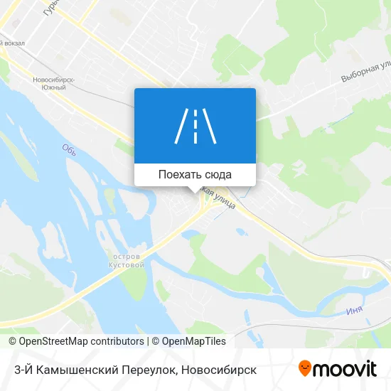 Карта 3-Й Камышенский Переулок