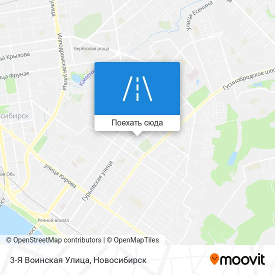 Карта 3-Я Воинская Улица
