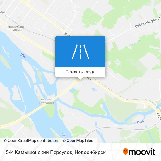 Карта 5-Й Камышенский Переулок