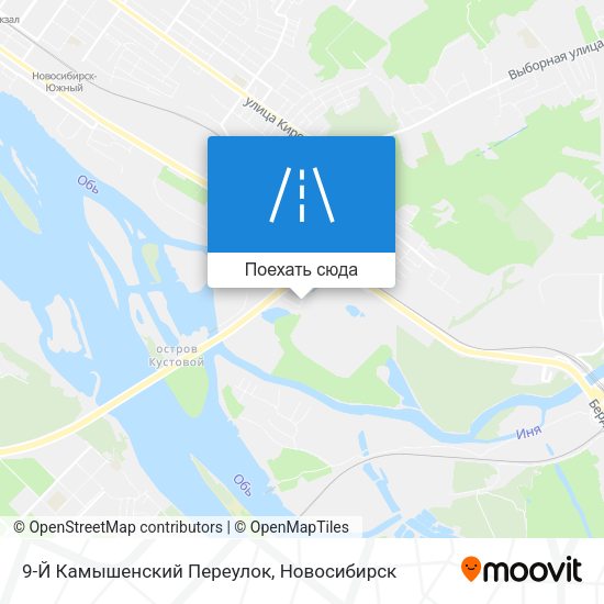 Карта 9-Й Камышенский Переулок
