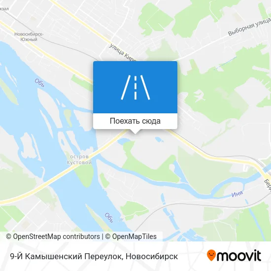 Карта 9-Й Камышенский Переулок