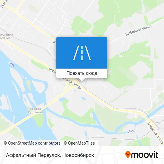 Карта Асфальтный Переулок
