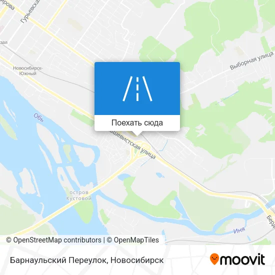 Карта Барнаульский Переулок