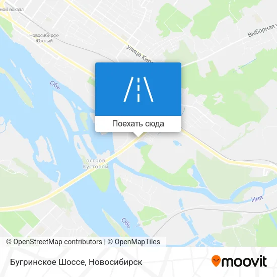 Карта Бугринское Шоссе