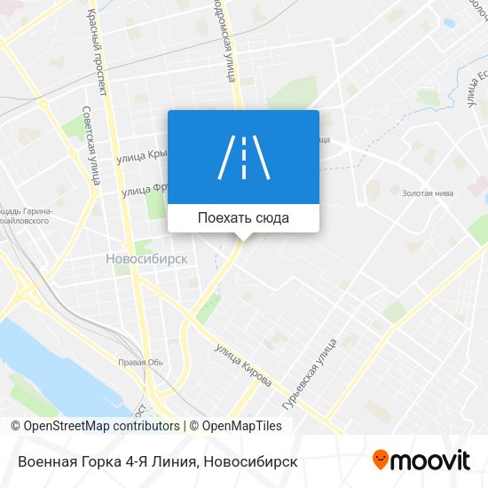 Карта Военная Горка 4-Я Линия