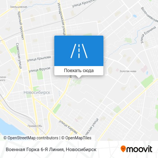 Карта Военная Горка 6-Я Линия