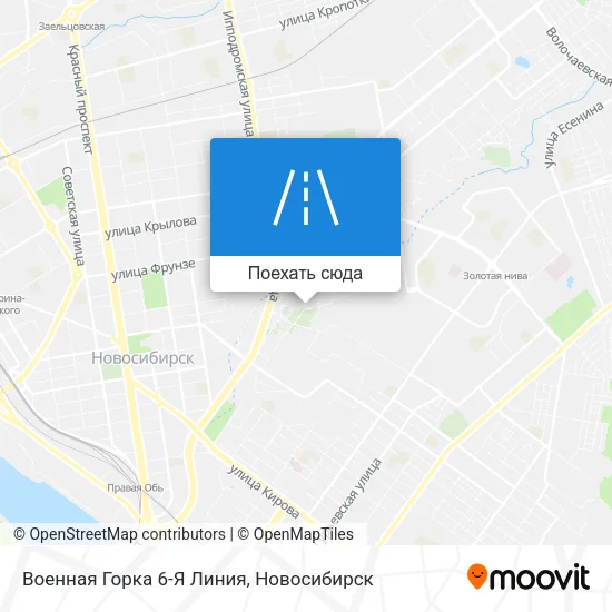 Карта Военная Горка 6-Я Линия