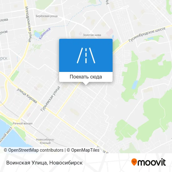 Карта Воинская Улица