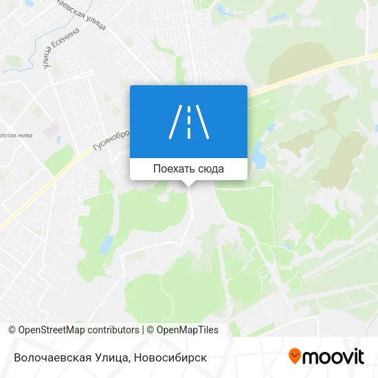 Карта Волочаевская Улица