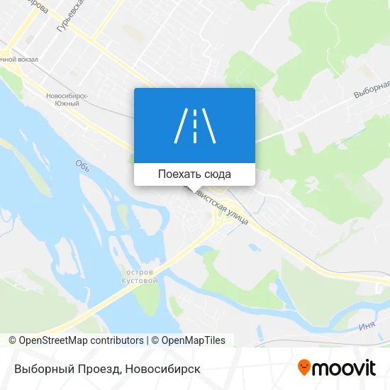 Карта Выборный Проезд
