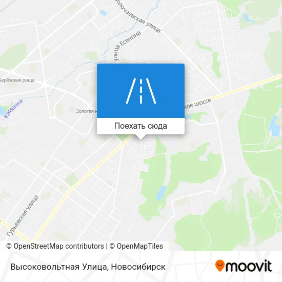 Карта Высоковольтная Улица