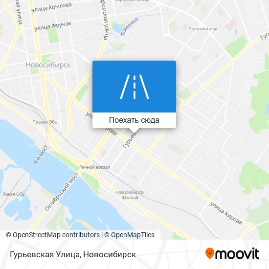 Карта Гурьевская Улица