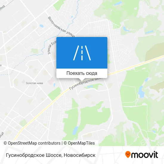 Карта Гусинобродское Шоссе