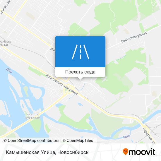 Карта Камышенская Улица
