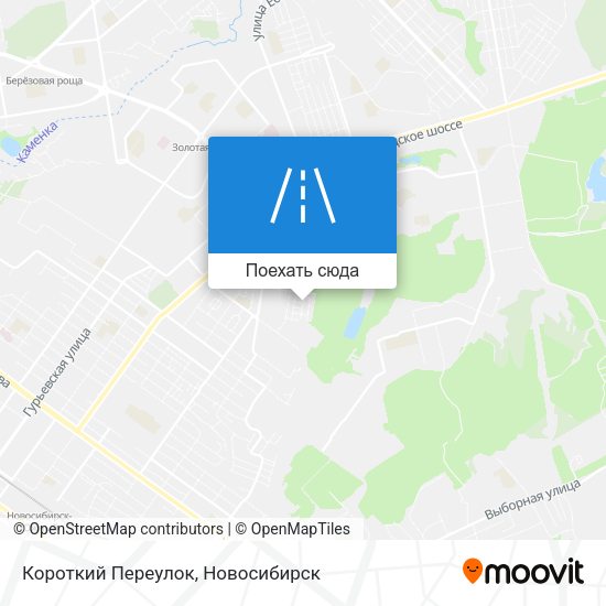 Карта Короткий Переулок