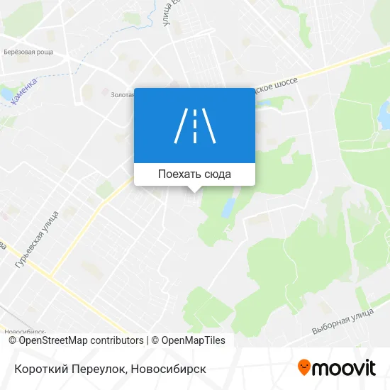Карта Короткий Переулок