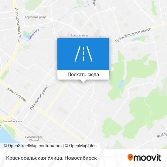 Карта Красносельская Улица
