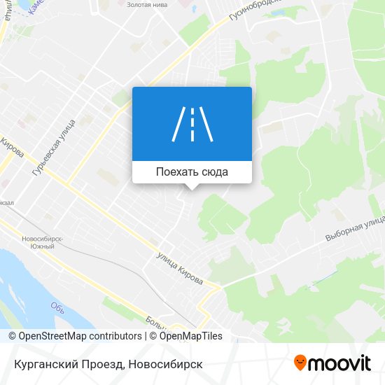 Карта Курганский Проезд