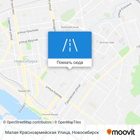Карта Малая Красноармейская Улица