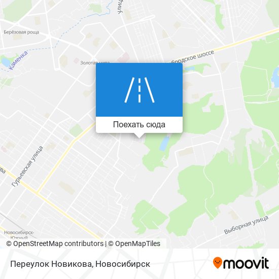 Карта Переулок Новикова