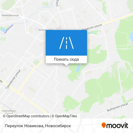 Карта Переулок Новикова