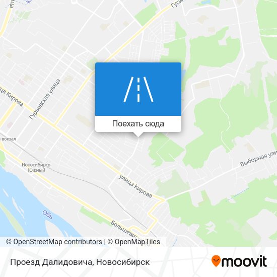 Карта Проезд Далидовича